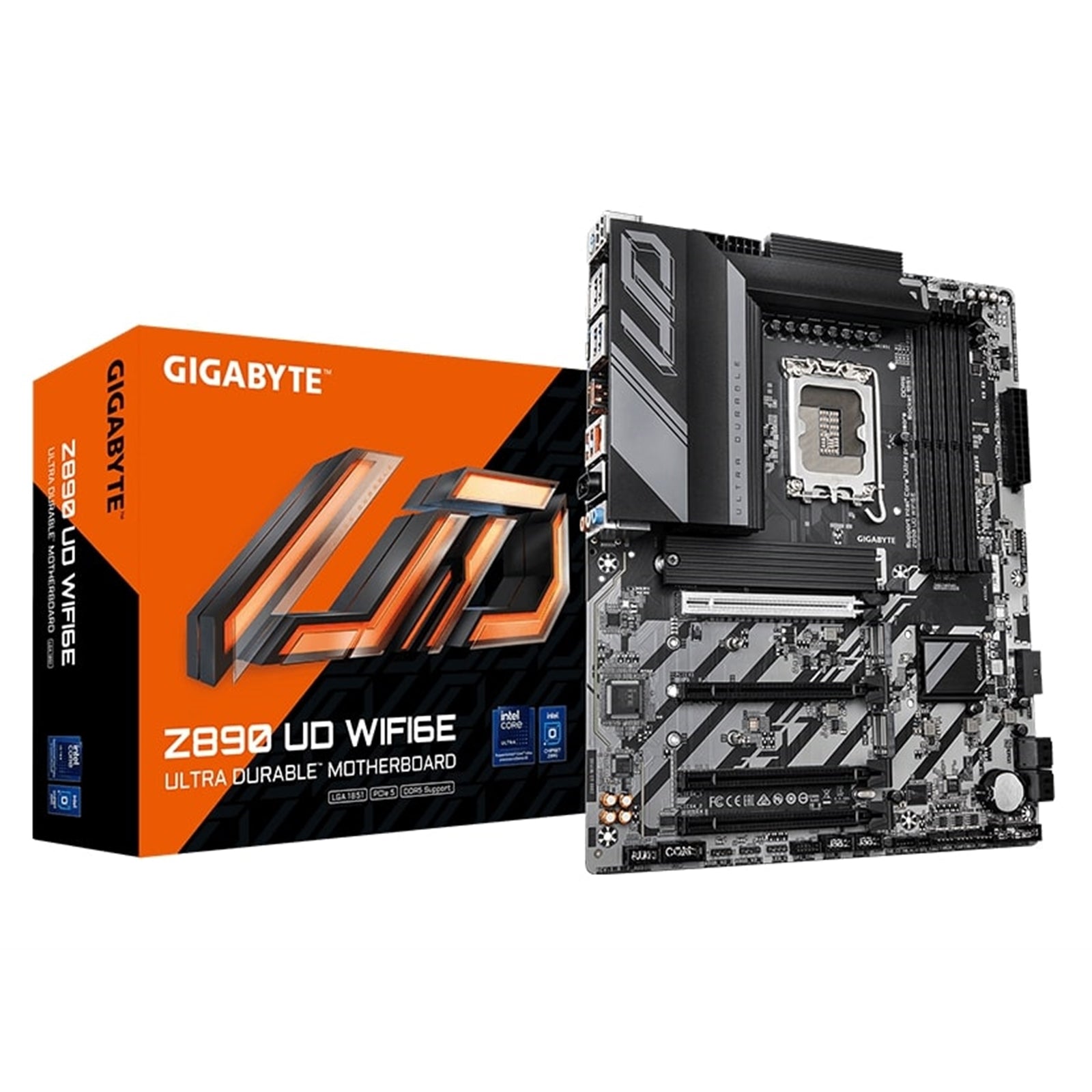 Gigabyte Z890 UD ATX Motherboard LGA1851 DDR5 WiFi 6E USB4 PCIe 5.0 Gigabyte Z890 UD ATX Motherboard LGA1851 DDR5 WiFi 6E USB4 PCIe 5.0